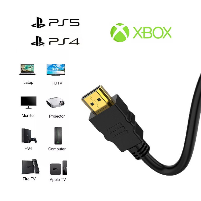 HIGH SPEED HDMI 2.0 CABLE 2K 4K For BLURAY DVD PS 3 4 5 HDTV XBOX LCD LAPTOP PC