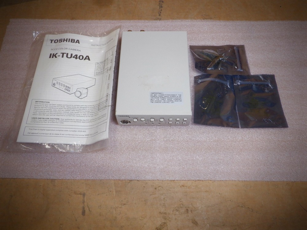 TOSHIBA IK-TU40A CCD COLOR CAMERA- CONTROLLER UNIT ONLY