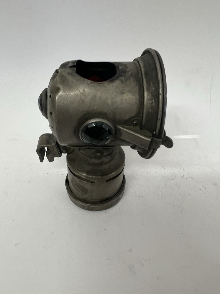 Antique Carbide Bicycle Head Light Lamp Lantern