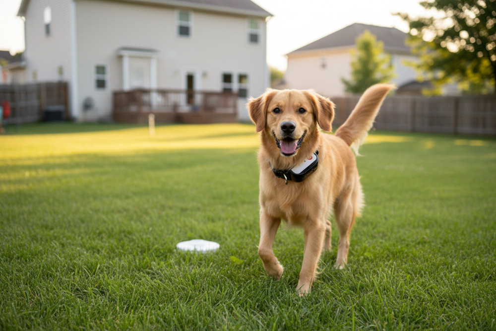 Wireless Dog Fence 2-in-1 Training Collar System