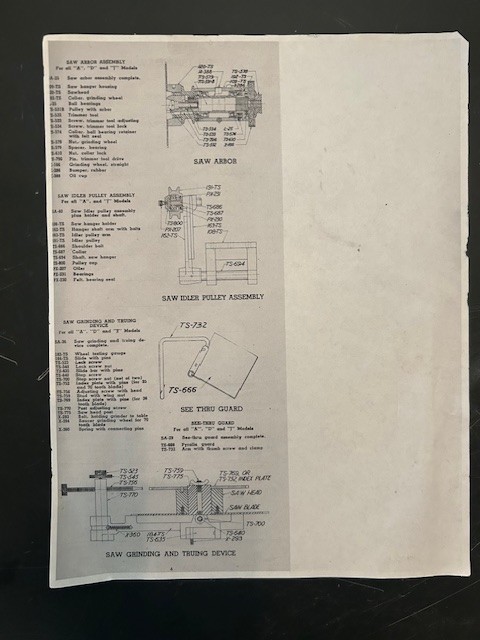 Hammond TRIMOSAW workholder clamp