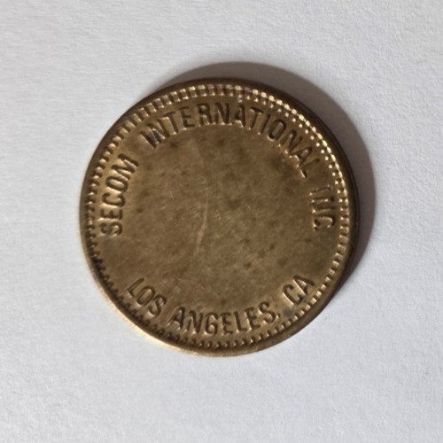 Secom Los Angeles, CA Parking Token 25mm