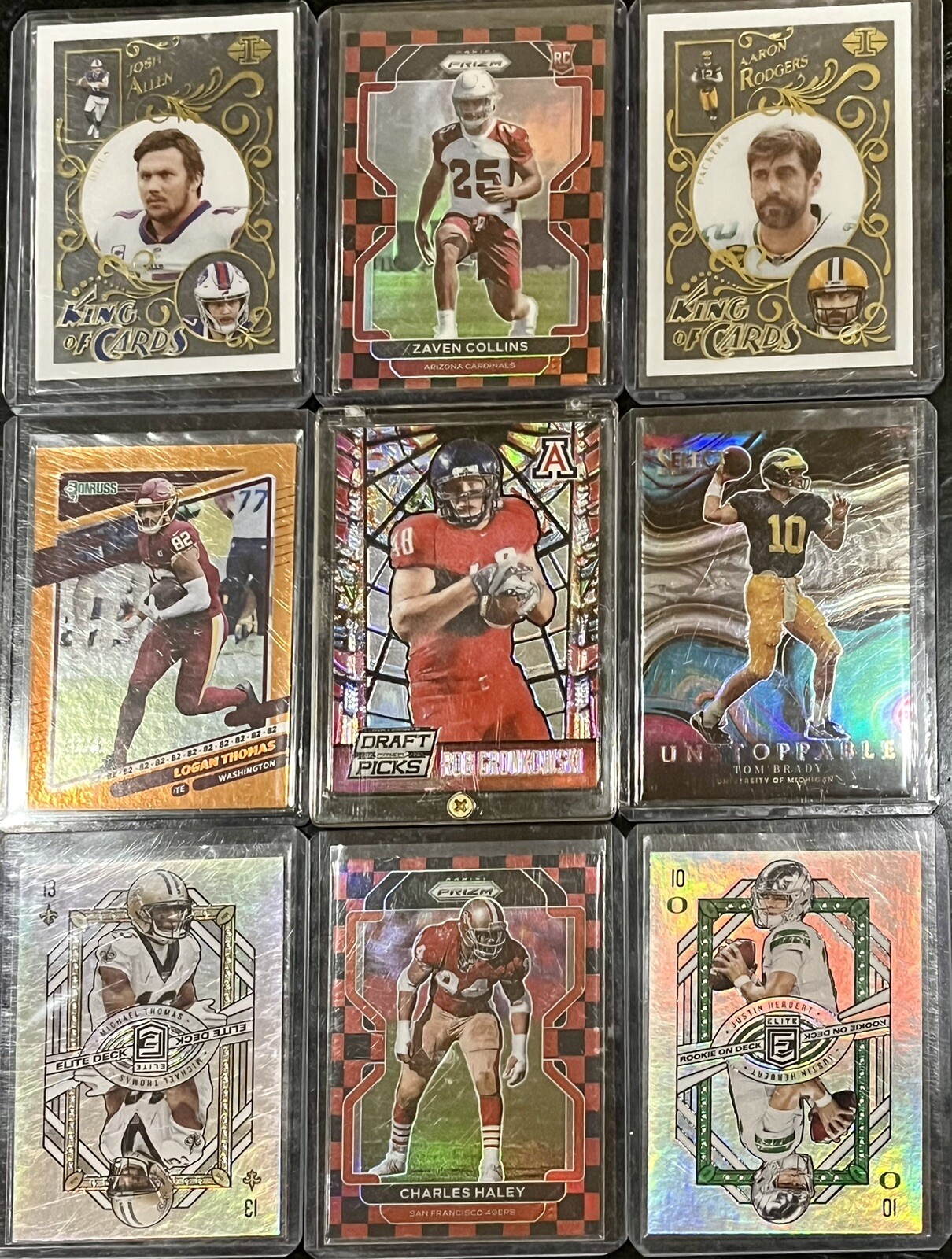 NFL Hot Packs🔥TRUE 1/1 GUARANTEED! 5 Hits/10 RCs/5 Stars! BEST RE-PACK ON EBAY!