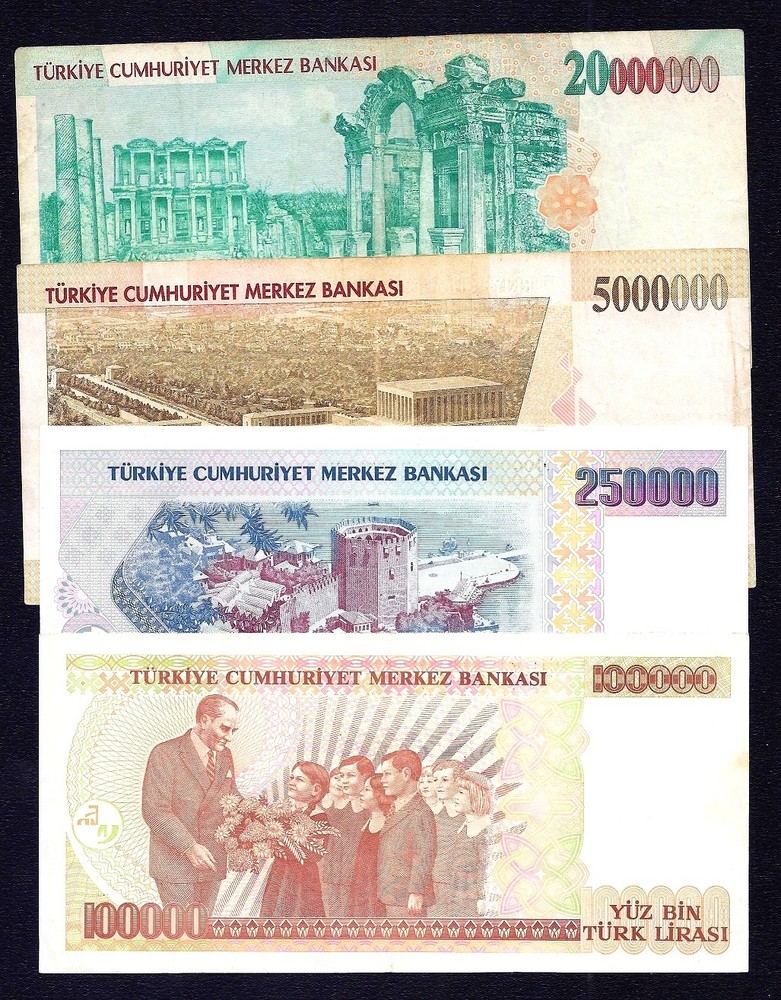 Turkey SET 4 NOTES 1992 - 2001