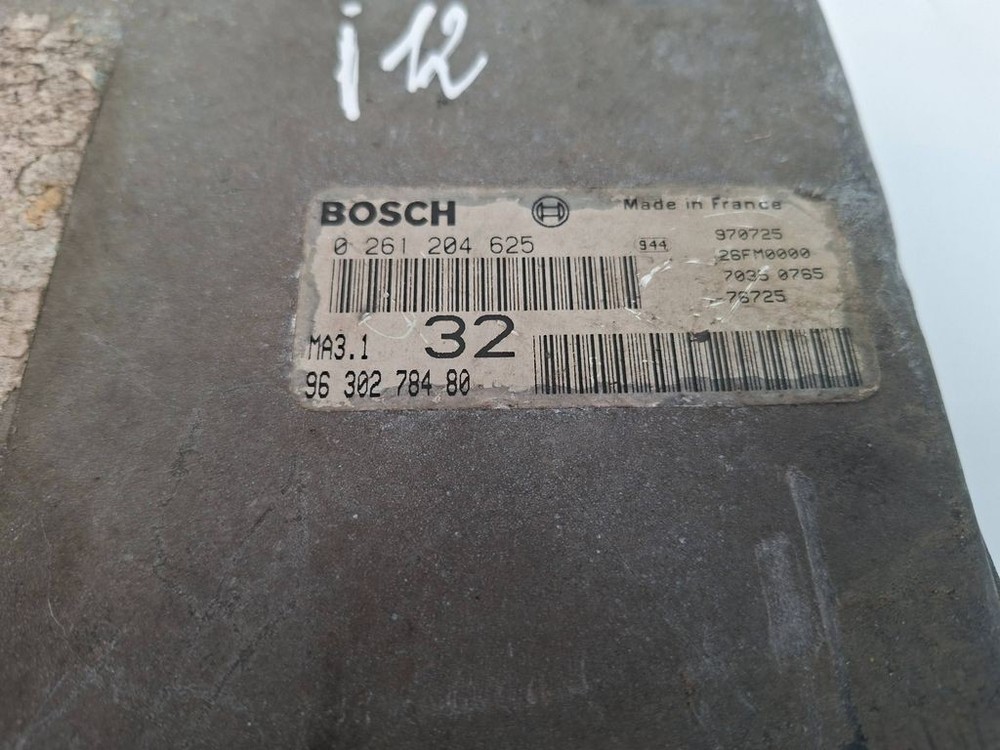 Peugeot 106 2000 Engine Control Module ECU 9630278480 BVV3032