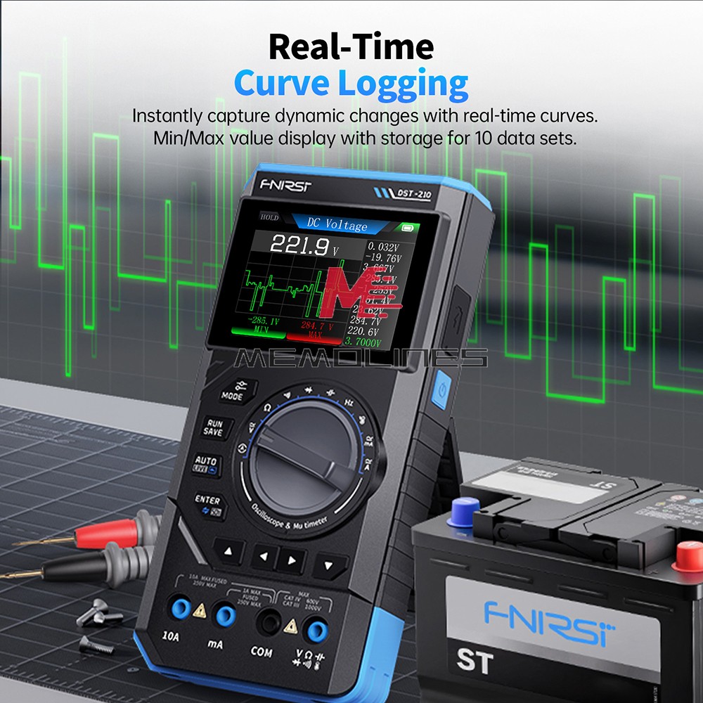 FNIRSI 2C23T 2C53T Digital Oscilloscope Multimeter Function Signal Generator