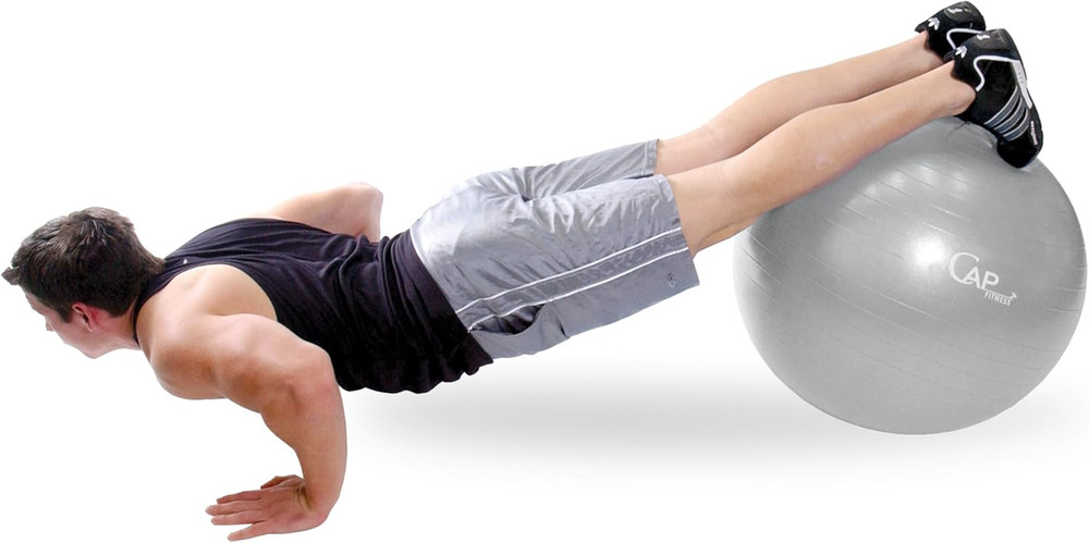 Fitness Stability Exercise Ball, 65Cm | Multiple Colors