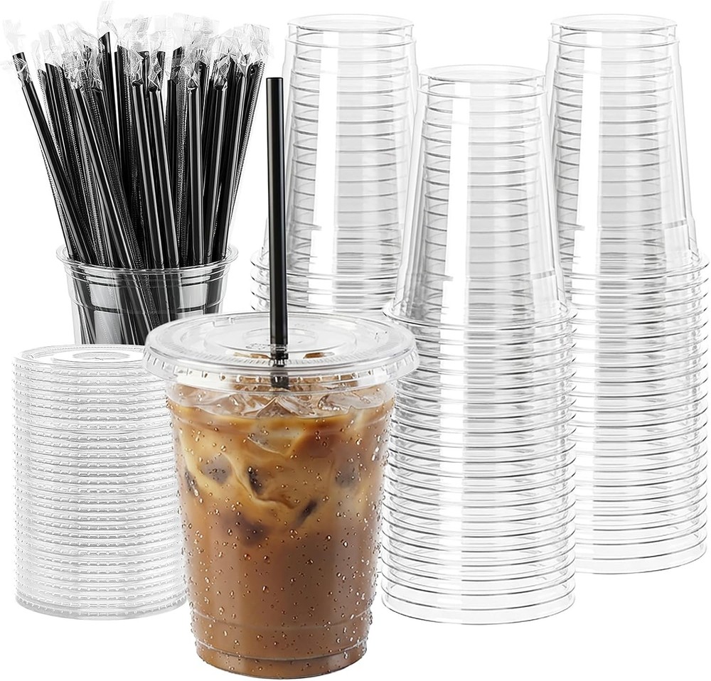 PET Plastic Cups,Clear, Disposable, Durable, Resistant, ,