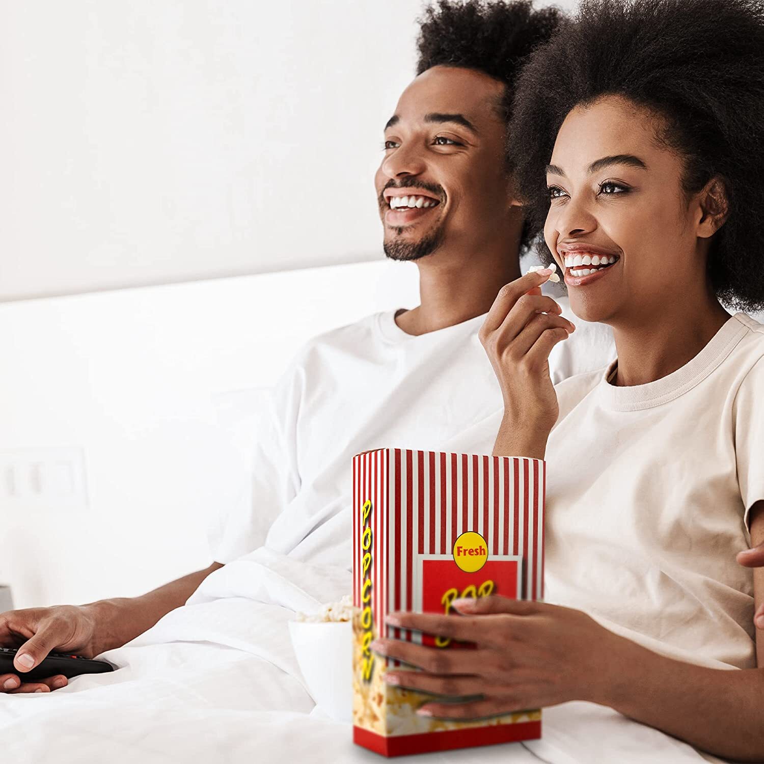 MT Products Popcorn Boxes for Party 1.8 oz - Popcorn Buckets #3.5 - Pack of 25