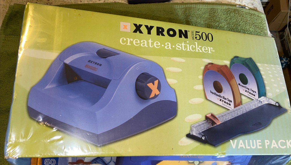 Xyron Model 500 Create A Sticker Value Pack. Sticker Machine & Extras