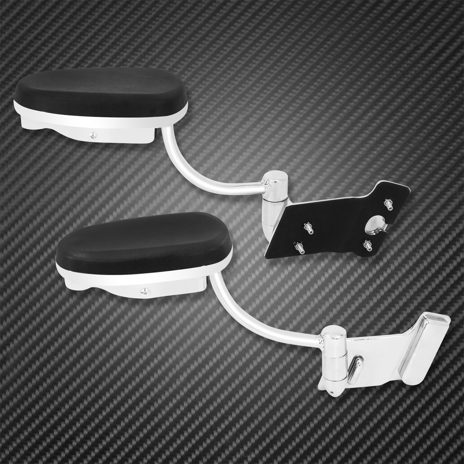 Rear Adjustable Passenger Armrests with Cut Holder Fit Fot Honda Gold Wing 1800