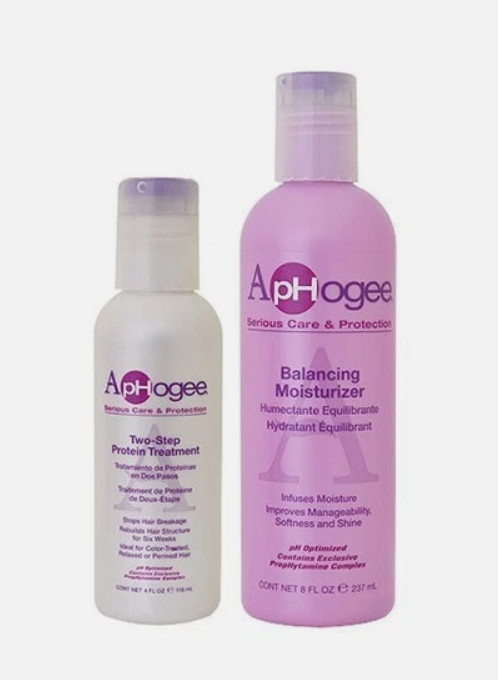 ApHogee Balancing Moisturizer 8oz & Two-Step Protein Treatment 4oz Set