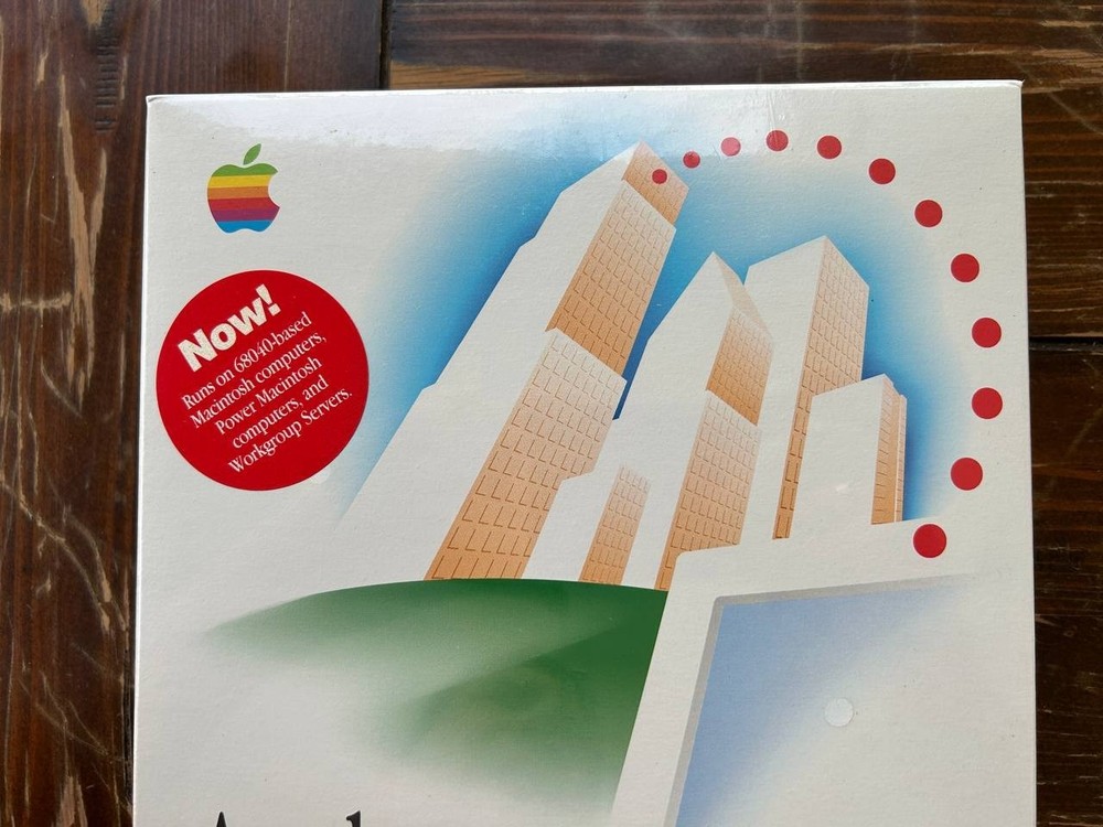 Vintage Apple Remote Access Server Network Software For Macintosh. 1993 year