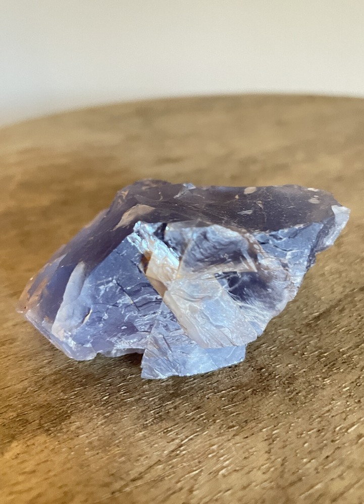 Vivid Purple-Blue Fluorite Crystal Cluster