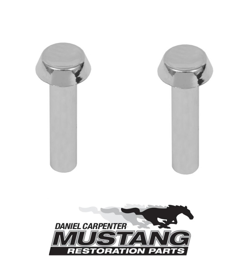 1965 1966 Mustang Door Lock Knobs Pair - Daniel Carpenter