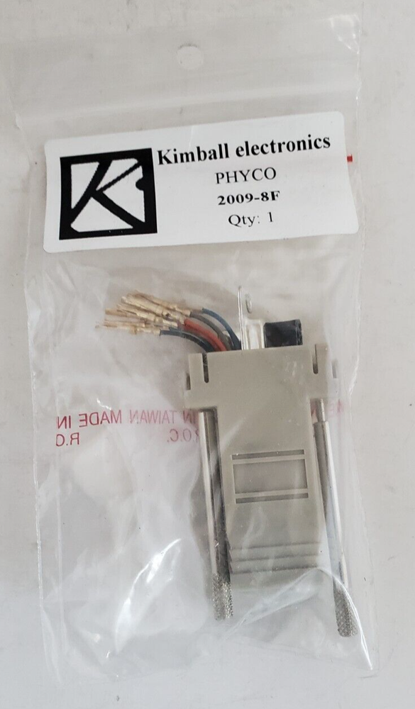 Kimball electronics PHYCO 2009-8F DSub Modular Jack Adaptor
