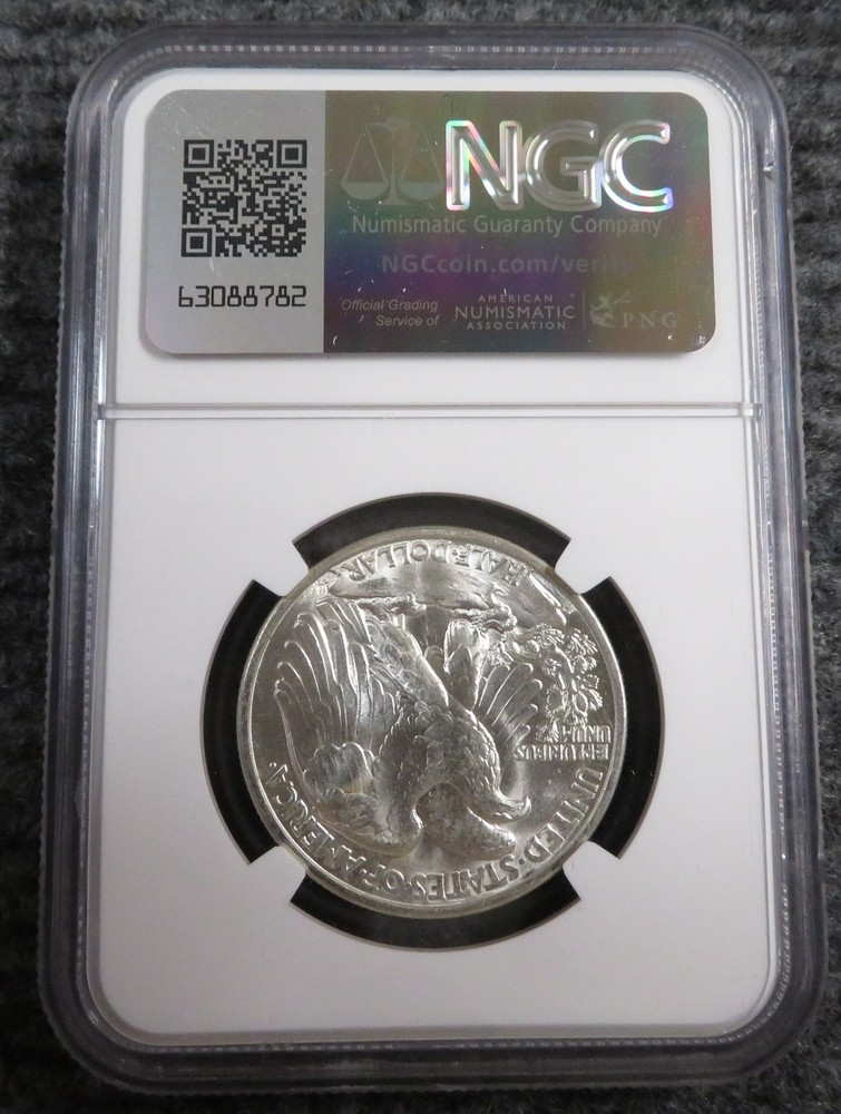 1936 D Walking Liberty Half Dollar - NGC MS63