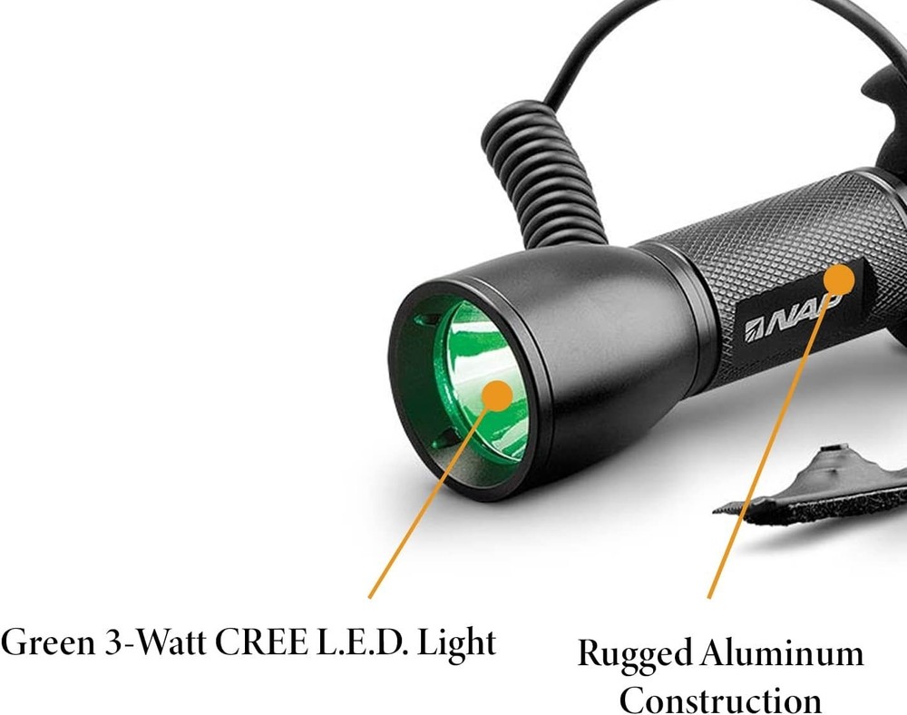 NAP Apache LED Stabilizer: Water-Resistant Hunting Light with Remote Activation
