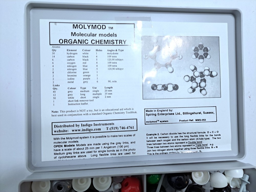 Molymod Organic Chemistry Molecular Model Set MMS-053