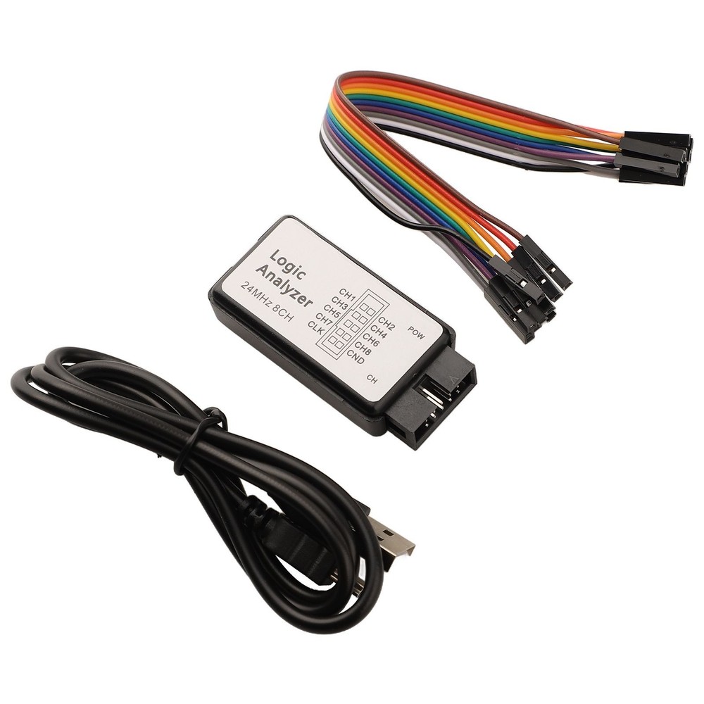 USB Logic Analyzer Microcontroller Debugging Tool 24M Sampling 8CH 8-Channel