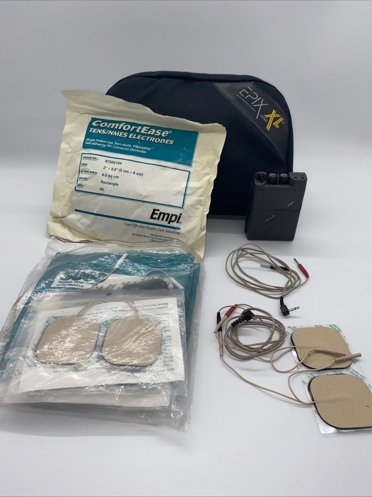 EPIX XL Electrical Stimulation Tens Machine Unit With Replacement Electrodes