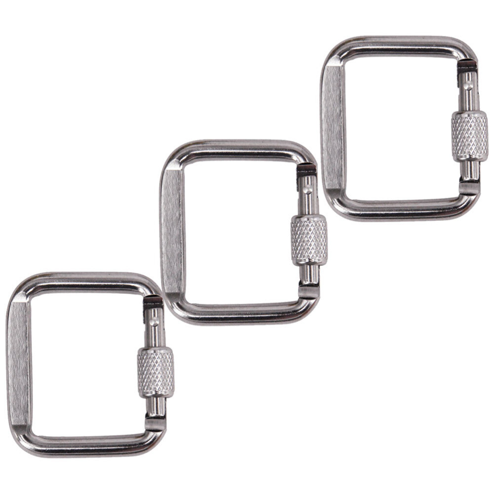 Keychains Spring Snaps Buckle Quick Link Carabiner Safety Locking