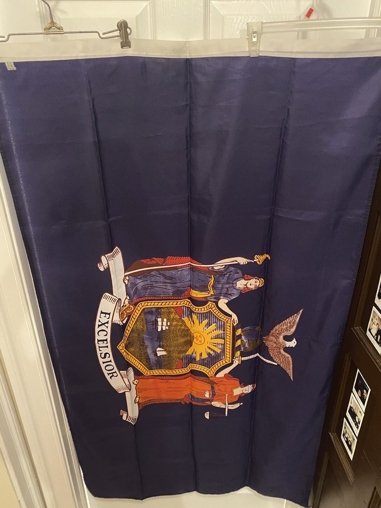 Excelsior New York State Flag ~29” x 57” 100% Polyester