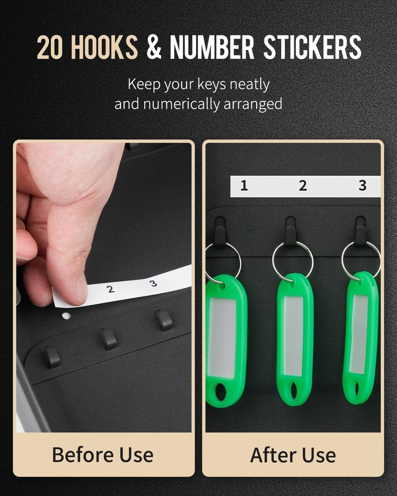 Digital Combination Lock Key Cabinet Steel