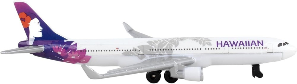 Daron Hawaiian Airlines Single Plane , White