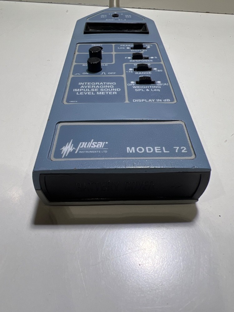 PULSAR 72 Integrating Averaging Impulse Sound Level Meter