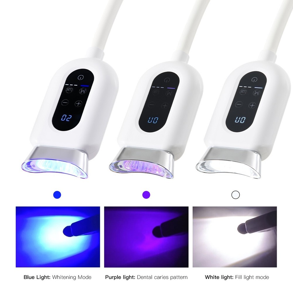 Dental Mobile Teeth Whitening Machine Cold LED Light Bleaching Accelerator Lamp