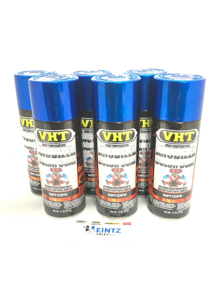 VHT SP451-6 PACK BLUE High Temperature Engine Anodized Color Coat - 11 oz