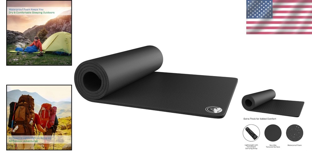 Compact Backpacking Mattress - Lightweight 1-Inch