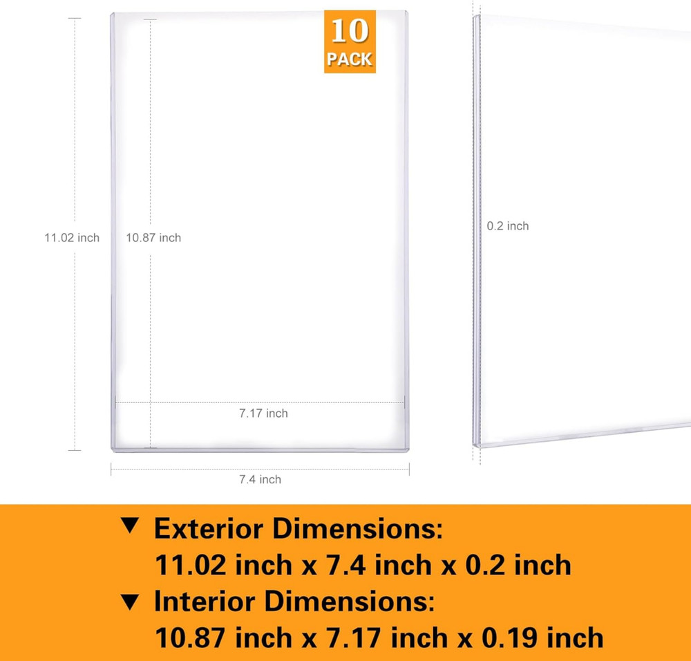 PRE-ORDER ITEM: (ONE PACK) 10ct Comic Book Top Loader Pack for Current Comics