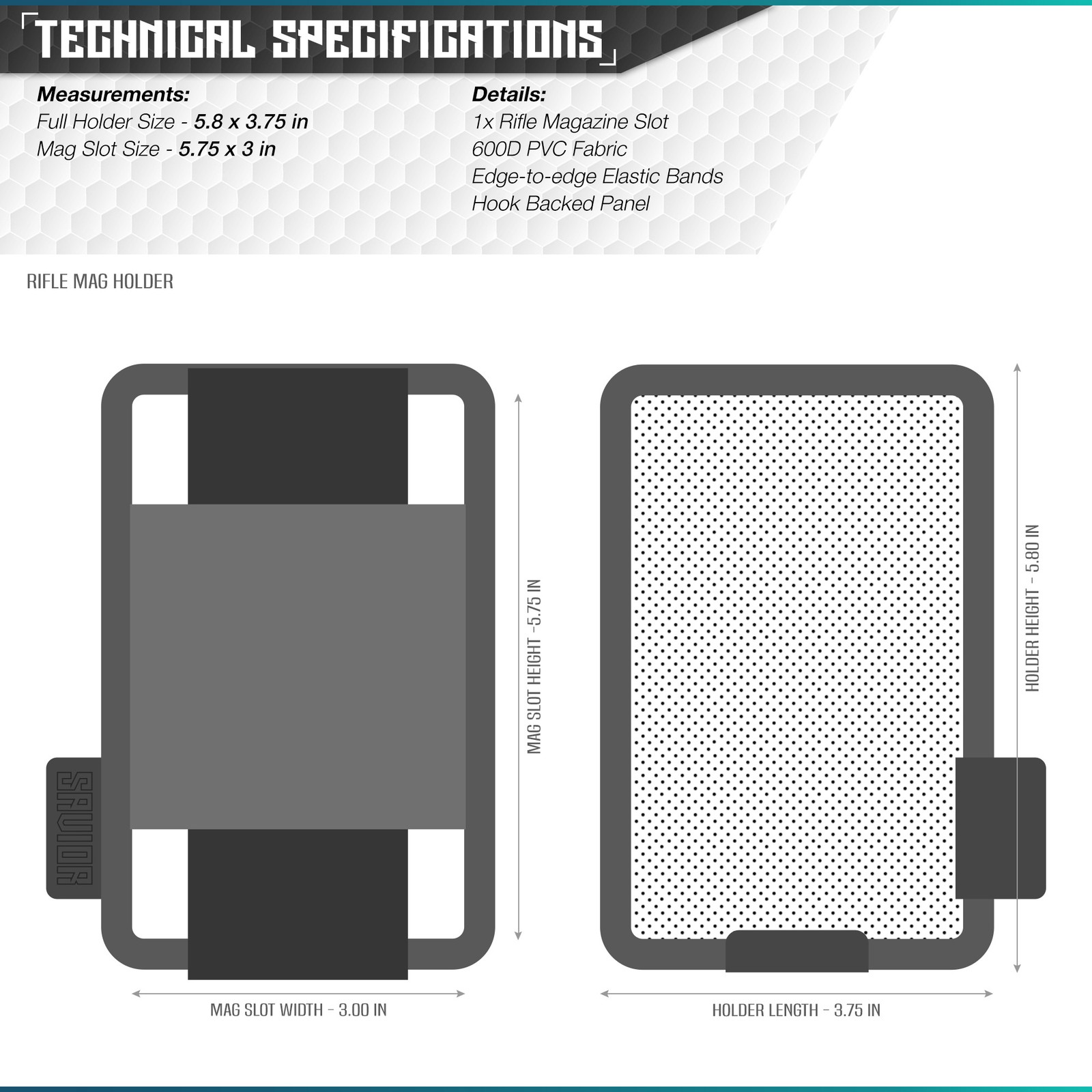[TACTICAL]Savior Open-Top Single Rifle Mag Holder Carbine Magazine Pouch Carrier