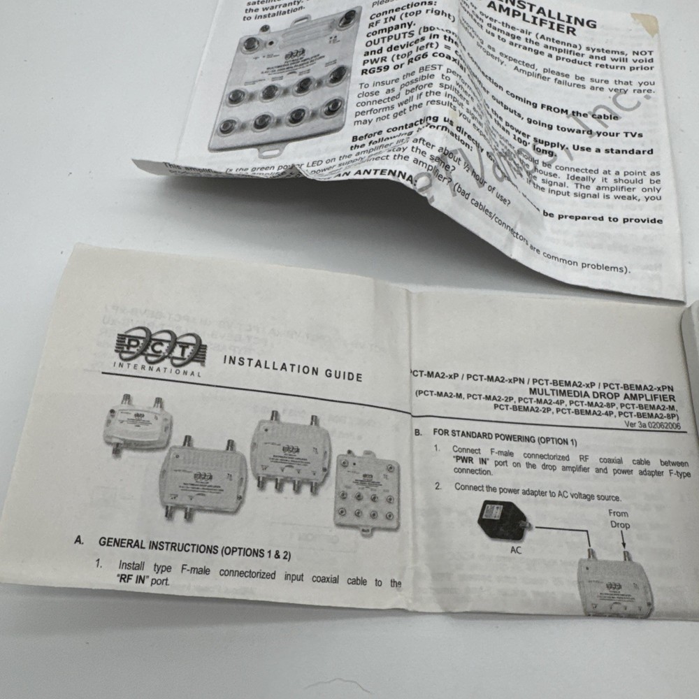 PCT-MA2-8P Multimedia Drop Amplifier