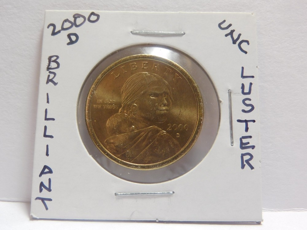 2000 D SACAGAWEA BRILLIANT UNCIRCULATED DOLLAR-FROM US MINT SET