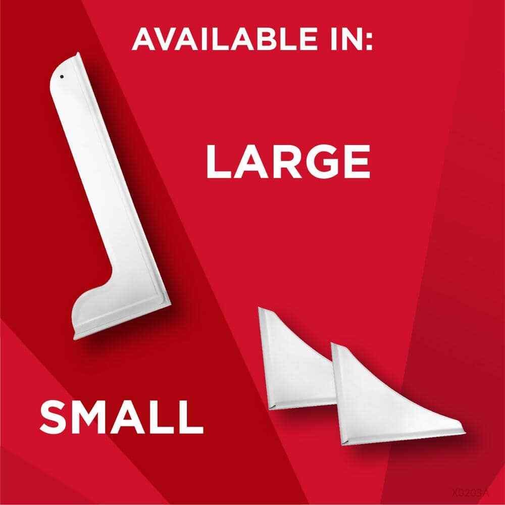 Splash Guard Kit - Prevent Water Splashing - Bath or Shower - White