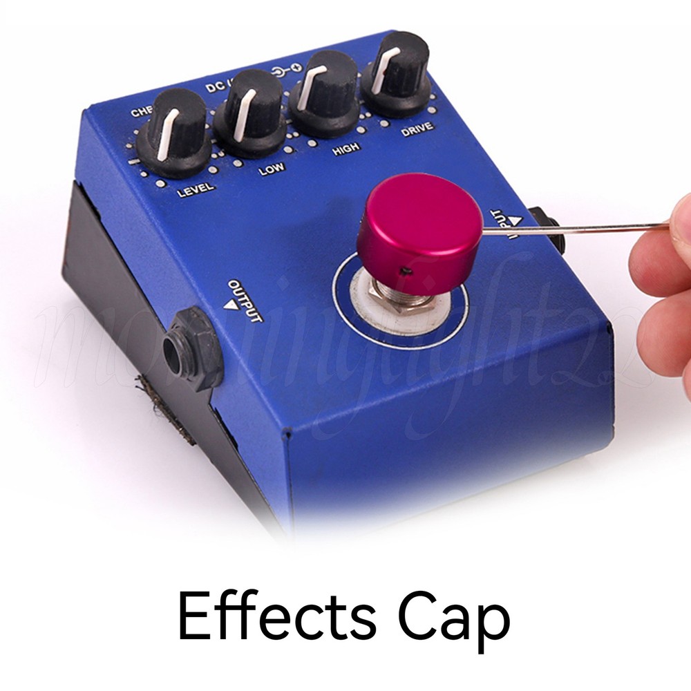 2x Effect Pedal Switch Topper Caps Suitable for Guitar Effects Pedals