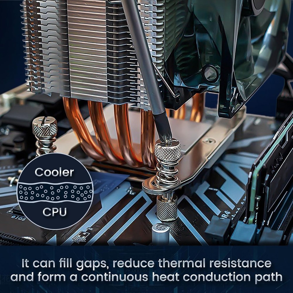 Exceptional 2g Thermal Paste for CPUs & GPUs - Long-Lasting Performance & Safety