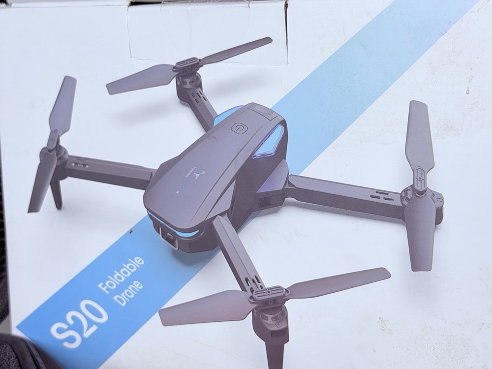 OVERFLYEN S20 Foldable Drone Quadcopter With Camera Visual Positioning Toy Grade