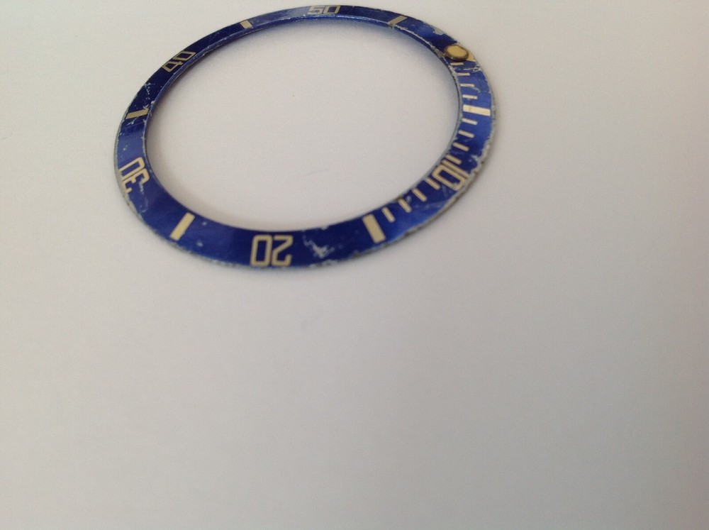GENUINE ROLEX SUBMARINER BLUE BEZEL INSERT