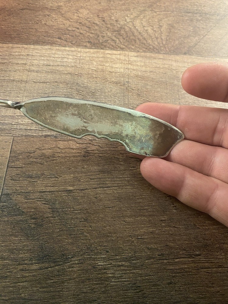 St. Little & Sons Unique Cheese Knife Silverplated Unknown Pattern