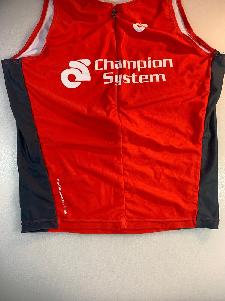 Champion System Womens Performance Link Tri Triathlon Top Large L (6545-3)