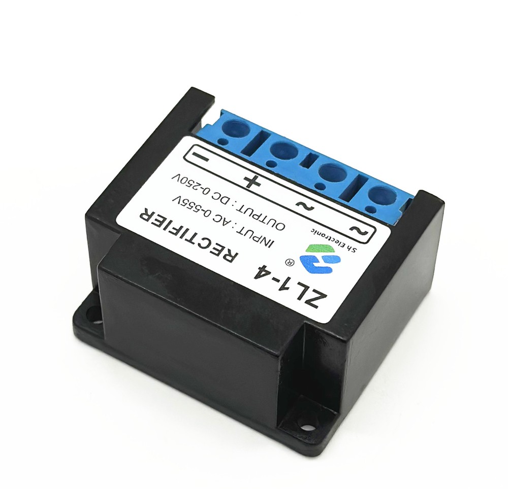 Rectifier ZL1-4 Brake Rectifier Input: AC0-555V Output: DC0-250V