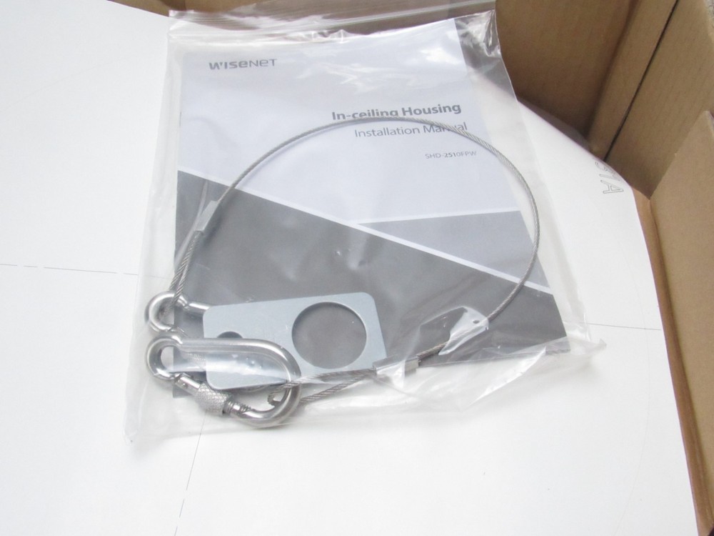Hanwha SHD-2510FPW Plenum In-Ceiling Housing [CTKC]