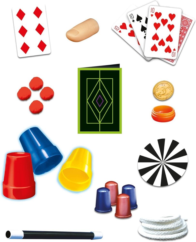 Amazing Magic Set With 100 Tricks, Props, Instructions 100 Easy Tricks for Kids