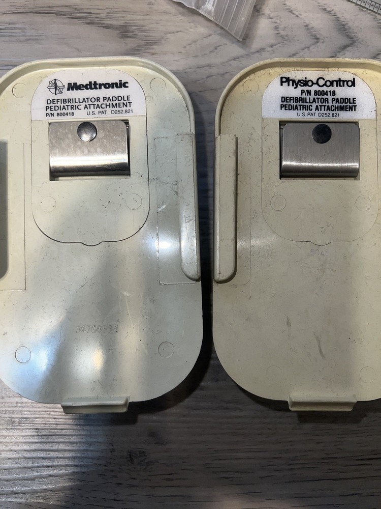 Physio Control P/n 800418 Pediatric Paddle Attachment