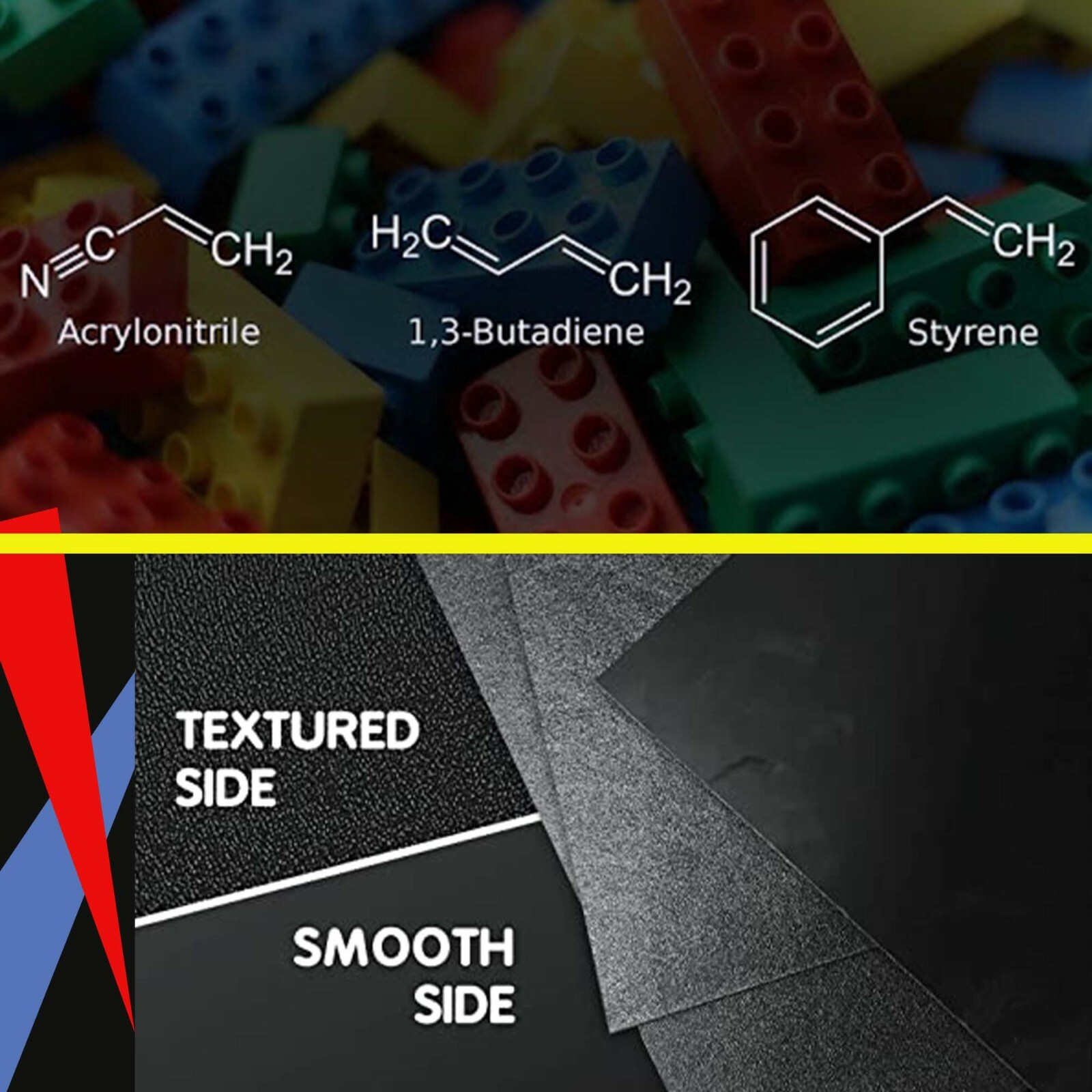 ABS Plastic Sheet-1/8" thick-Black-Vacuum Forming Hobby-Pick Your Size