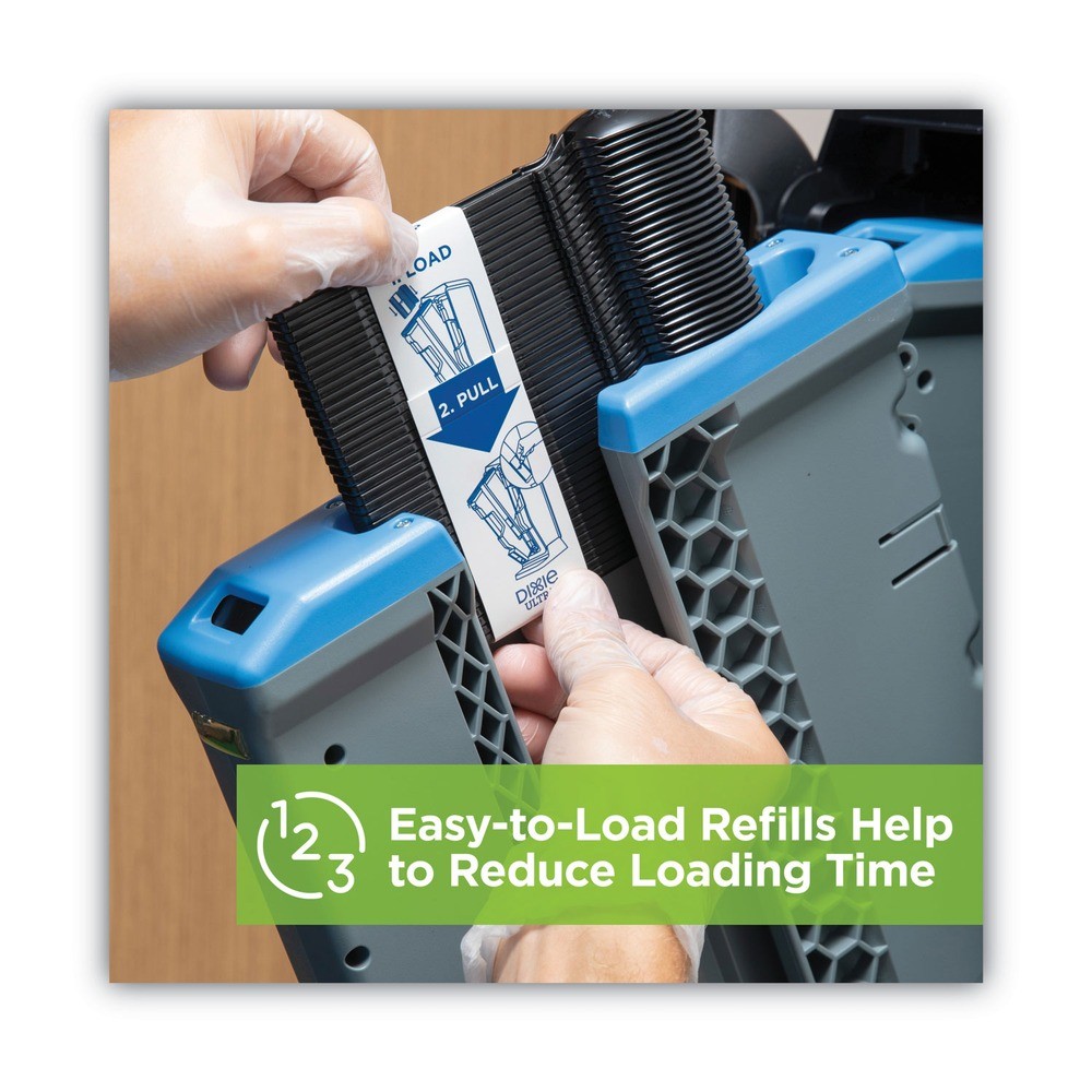 Dixie DUSSPT5 SmartStock Dispensing System Plastic Spoon - Black (960/CT) New